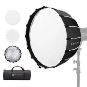 K&F Concept 35″ / 90cm Parabolic Hexadecagon Softbox with Bowens Mount